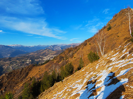 MONTE GIOCO (1366 m) da Forcella di Spettino con bel tramonto-5genn26-FOTOGALLERY
